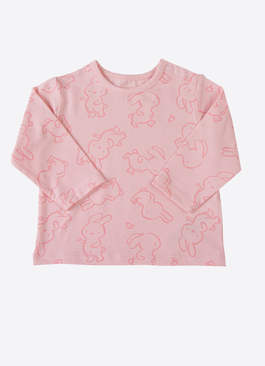 Organik Zody 2li Pijama Takımı Pembe