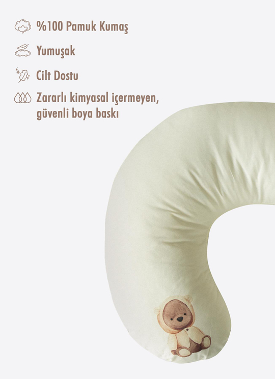 Tawky Çok Fonksiyonlu Emzirme Yastığı Natural