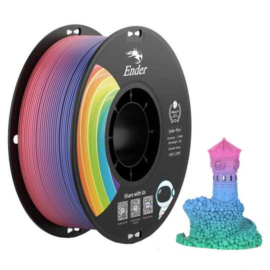 Creality Ender Plus PLA+ Rainbow Filament