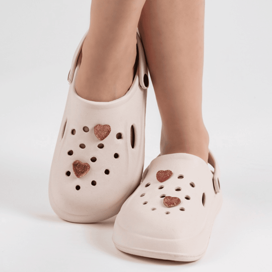 4'lü Kalp Jibbitz, Crocs Charm