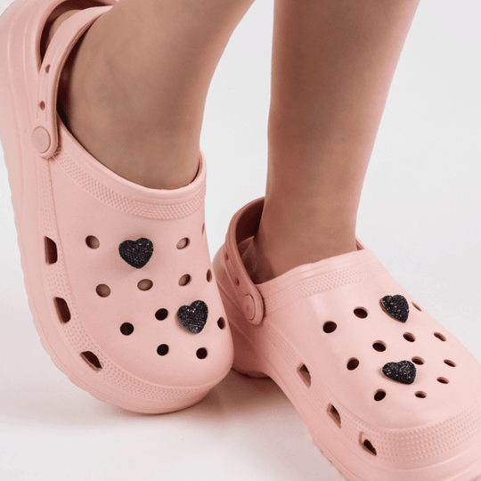 4'lü Kalp Jibbitz, Crocs Charm