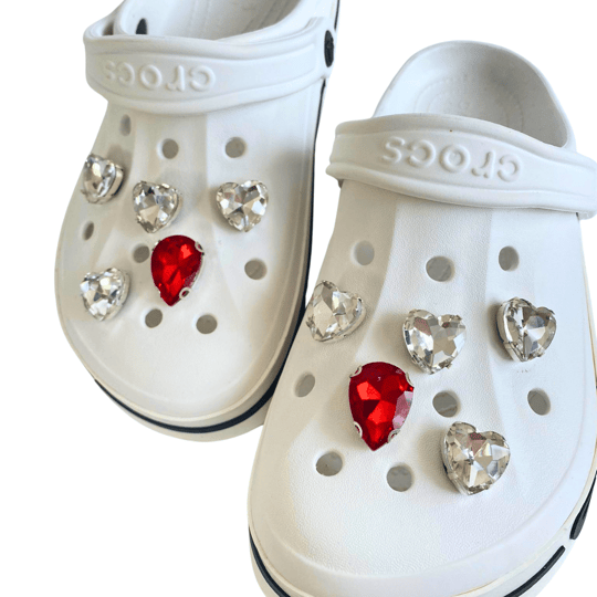 Crocs Terlik Taşlı Aksesuar Kalp