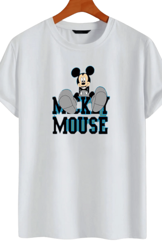Mickey Mouse DTF Transfer Baskı 10 cm Ütüyle Yapışan Tişört Baskısı