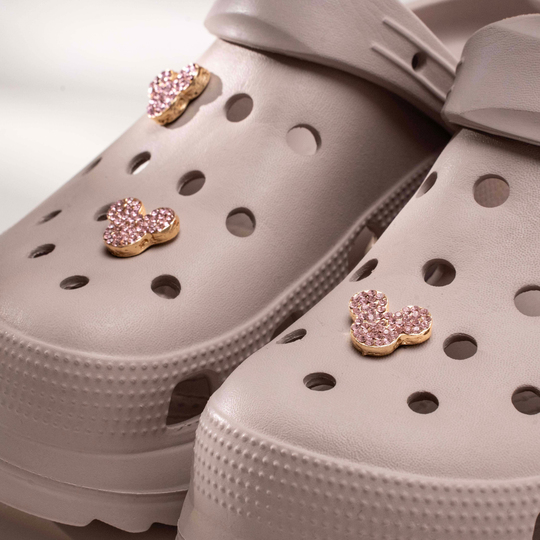 Mickey Mouse Jibbitz, Crocs Terlik İçin Aksesuar, Taşlı Mickey Mouse