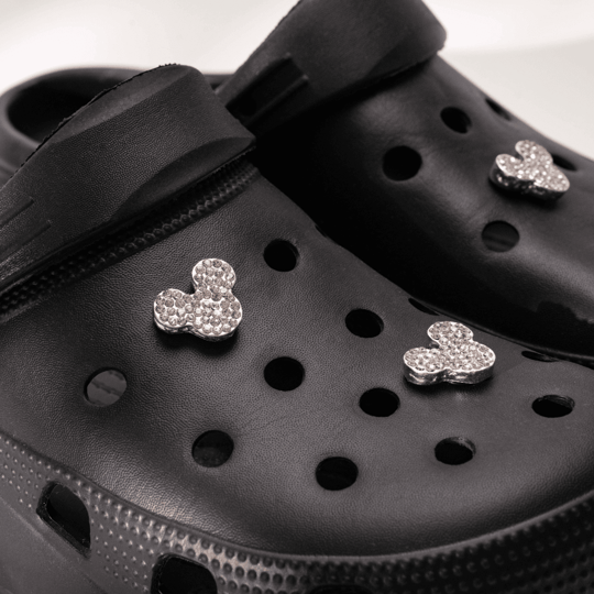 Mickey Mouse Jibbitz, Crocs Terlik İçin Aksesuar, Taşlı Mickey Mouse