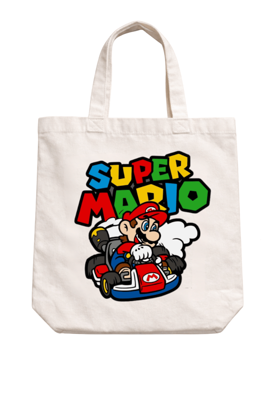 Super Mario Figürlü DTF Transfer Baskı 10 cm 