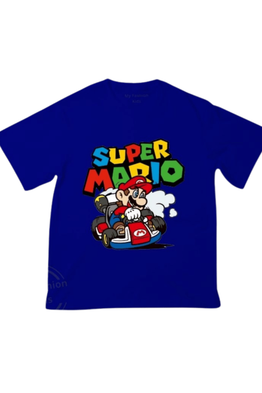 Super Mario Figürlü DTF Transfer Baskı 10 cm 