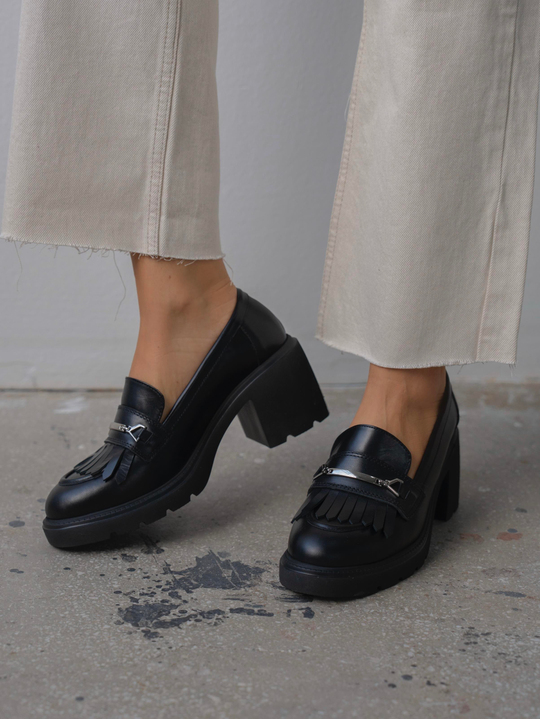 Epis Siyah Hakiki Deri Kadın MAKOSEN