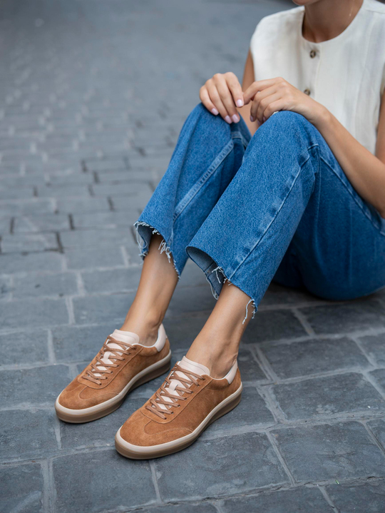 Kubo Taba Süet   Hakiki Deri Kadın   Spor Ayakkabı