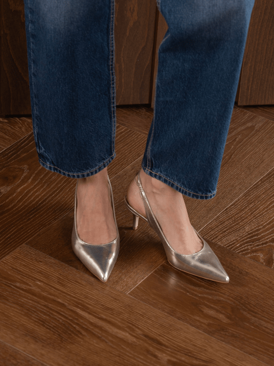 Lisa Dore Hakiki Deri Kadın Topuklu Ayakkabı