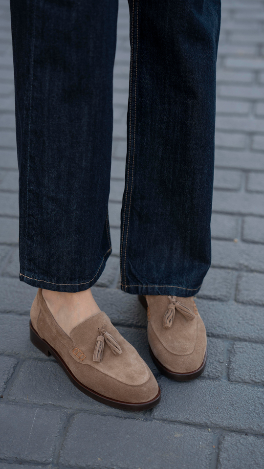 Nick Camel Süet   Hakiki Deri Kadın   Makosen Ayakkabı