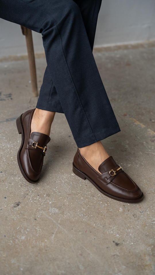 Oliveira Kahve   Hakiki Deri   Makosen Ayakkabı