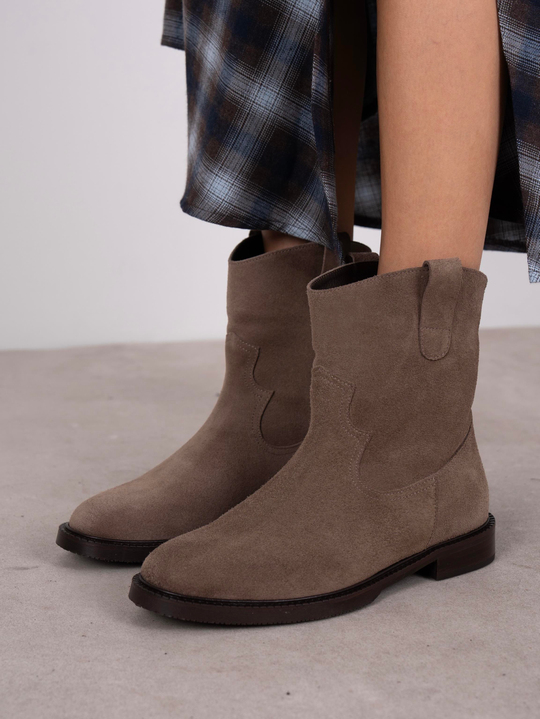 Rasmus Vizon Süet Hakiki Deri  Bot