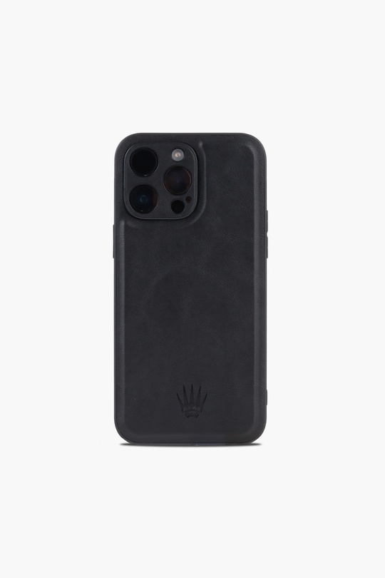 IPHONE 15 PRO MAX SİYAH STANDLI Manyetik KILIF + KARTLIK