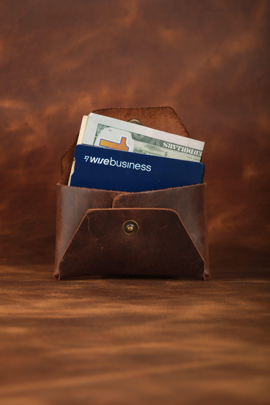 VERMONT DUBLIN KAHVERENGİ HAKİKİ DERİ CÜZDAN