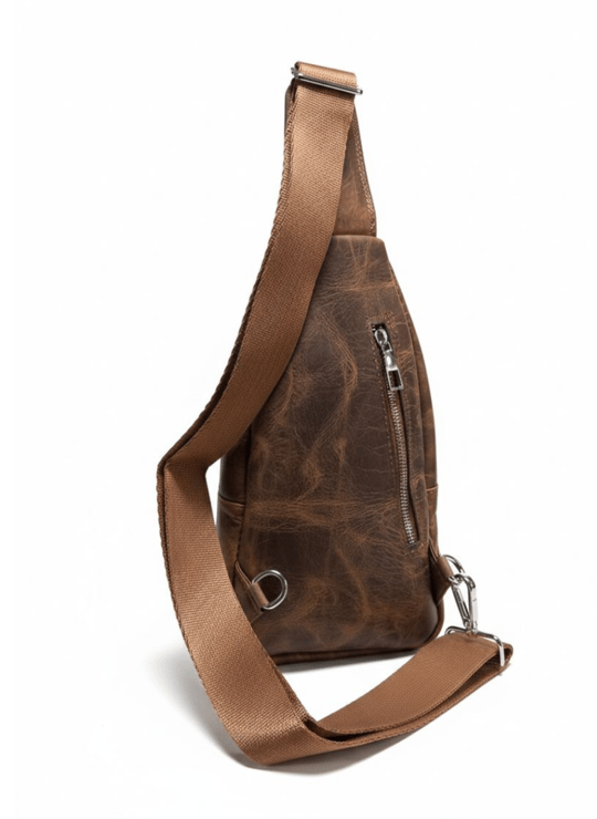 Bold Bag Crazy Taba Çapraz Hakiki Deri Çanta