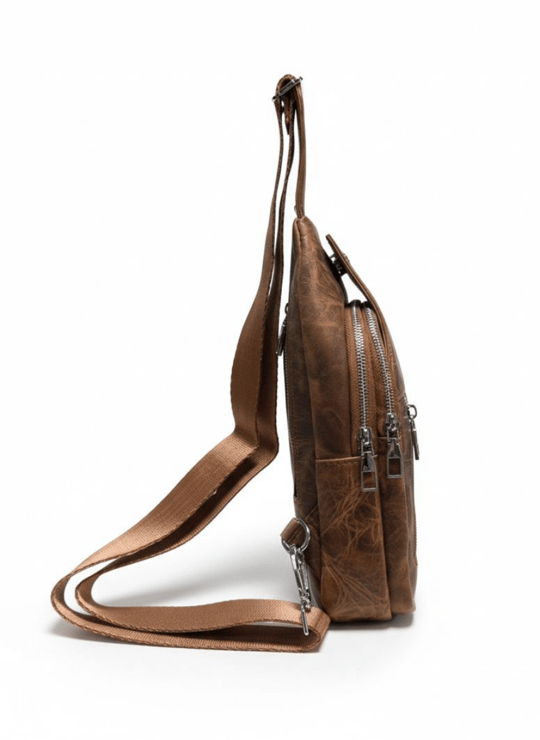 Bold Bag Crazy Taba Çapraz Hakiki Deri Çanta