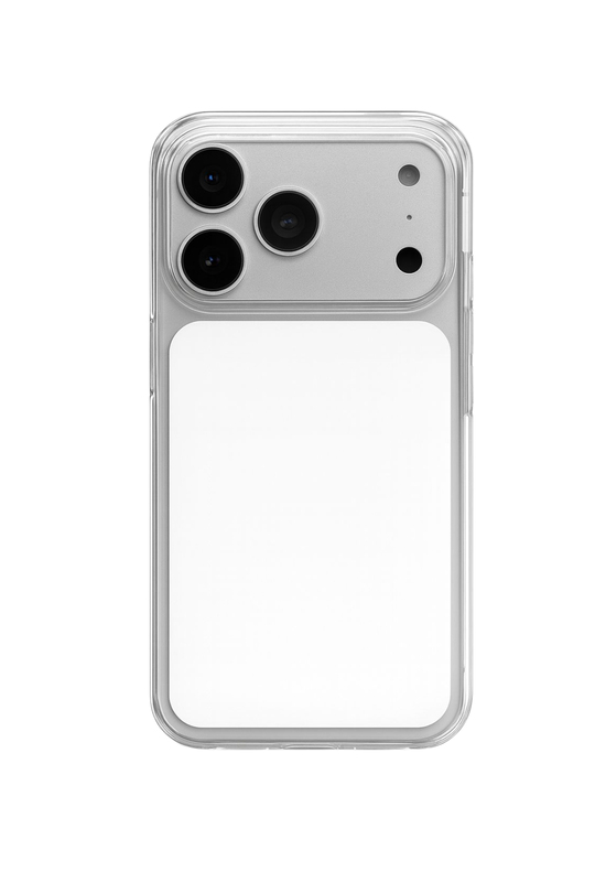 ClearCase White iPhone 17 Pro Max Manyetik Şeffaf Kılıf