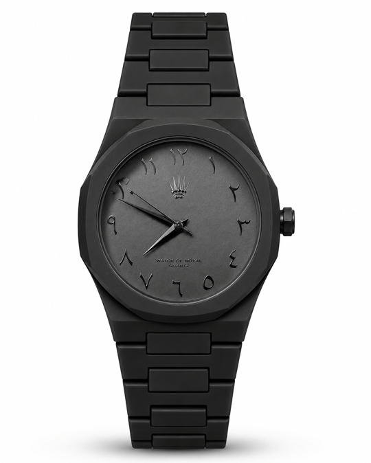 Feather The Arabic Dial Polycarbon Black Kol Saati