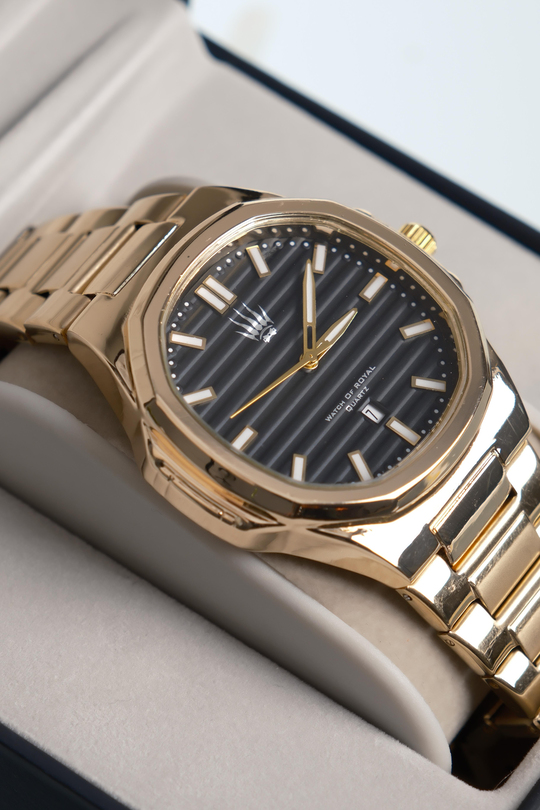 Novatick Gold Siyah Kol Saati