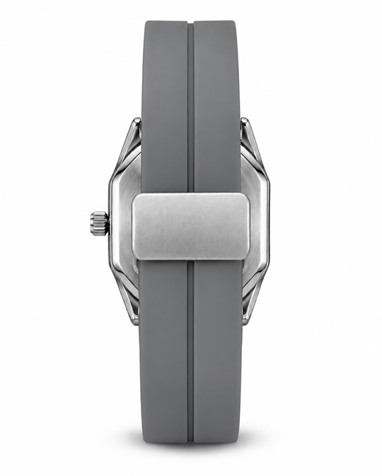 Square Soft Touch Kordon Grey Kol Saati