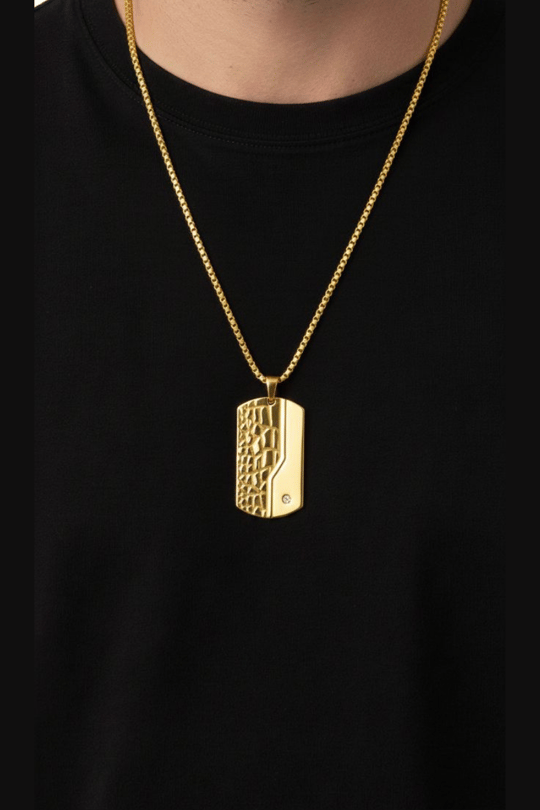Paperclip Gold Çelik KolyeKolyeWATCHOFROYALPaperclipPaperclip Gold Çelik Kolye