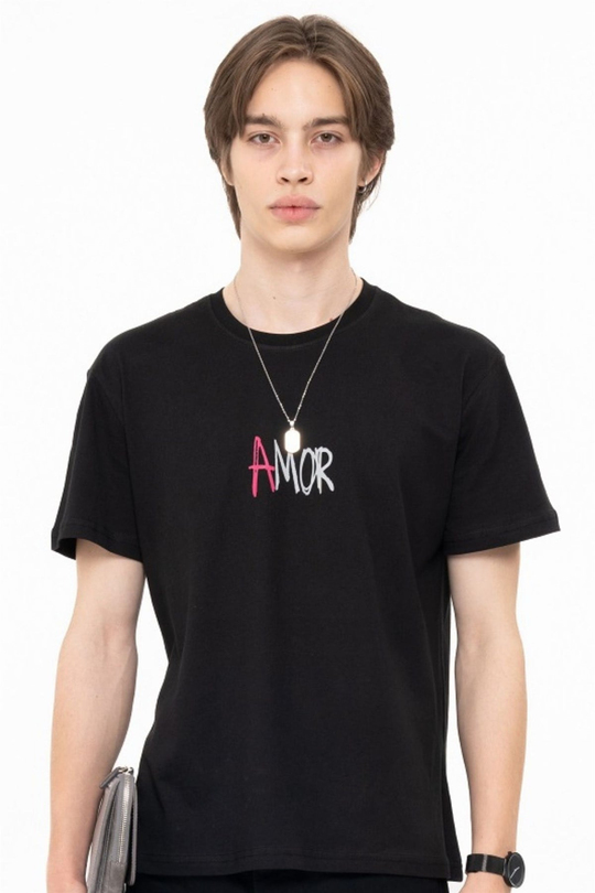 AMOR T-SHIRT SİYAH   