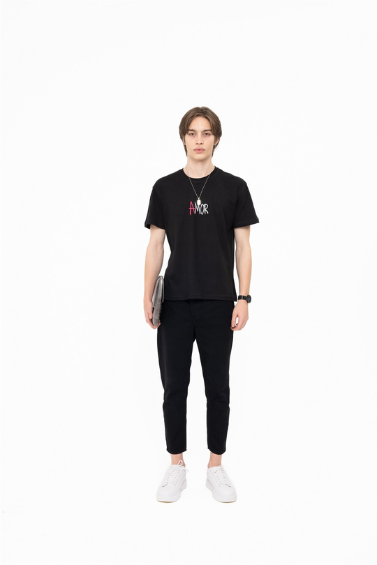 AMOR T-SHIRT SİYAH   