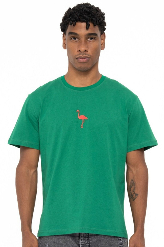 FLAMINGO T-SHIRT YEŞİL