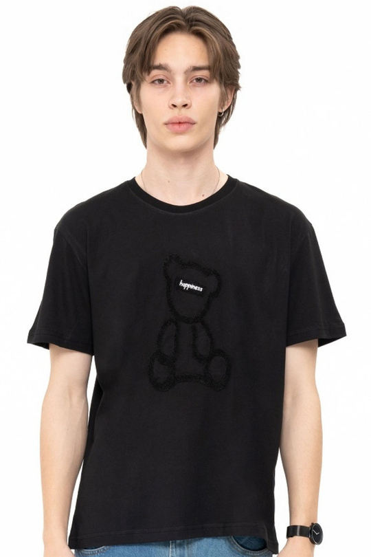 HAPPINESS T-SHIRT SİYAH