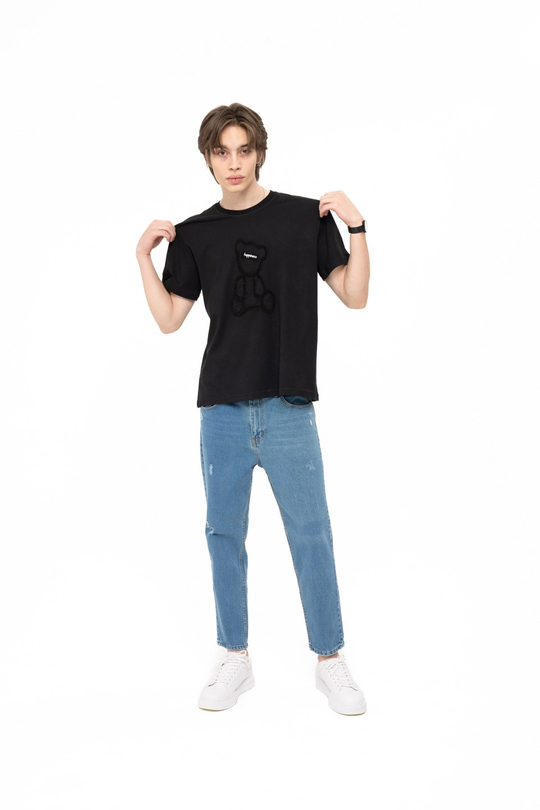 HAPPINESS T-SHIRT SİYAH