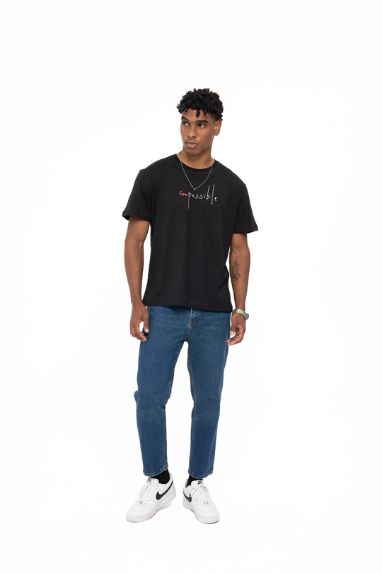 IMPOSSIBLE T-SHIRT SİYAH