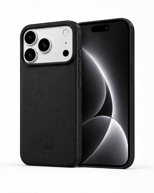Bexocase Iphone 18 Pro Max Siyah Manyetik Özellikli Deri Kılıf 