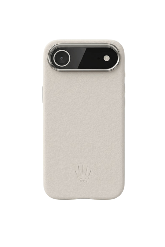 MonoCase Iphone 17 Air Beyaz Manyetik Özellikli Deri Kılıf 