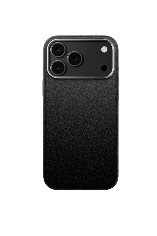 MonoCase Iphone 17 Pro Siyah Manyetik Özellikli Deri Kılıf 
