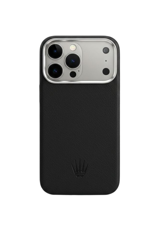 MonoCase Iphone 17 Pro Siyah Manyetik Özellikli Deri Kılıf 