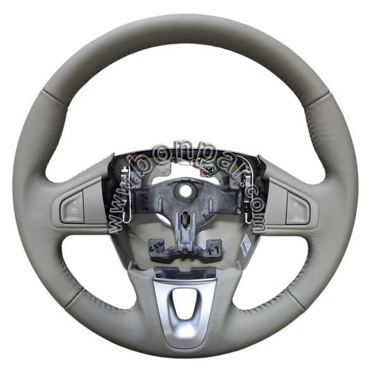 484300037R Renault Megane 3, Fluence, Scenic 3 Bej Renkli Hız Sabitlemeli Orijinal Direksiyon Simidi (rps7247)