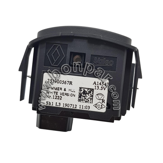 251900567R Renault Clio 4, Captur, Megane 3, Trafic 3 Far Ayar Kumanda Düğmesi (rps5605)