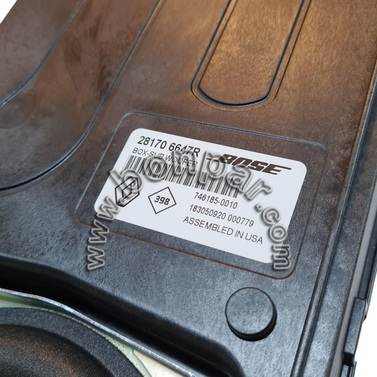 281706647R Renault Clio 4, Megane 4 Bose Marka Orijinal Subwoofer (rps5826)