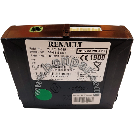 282758936R Renault Clio 4, Captur Multimedia Beyni (rps5225) 282758977R, 282759718R, 283905739R, 7711601297