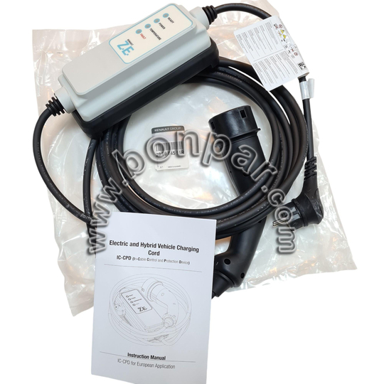 296904511R Renault Zoe Ev Tipi Şarj Kablosu ve Ünitesi (rps5923) 296904059R