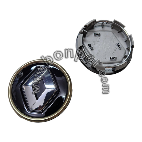 403154206R Renault Zoe Orijinal Siyah ve Altın Renkli Jant Göbek Takımı (4 ADET) (rps6774)
