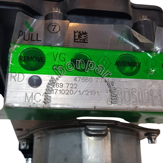 476607341R Renault Clio 4, Captur Abs Beyni 1.2 TCE (rps5333) 0265259318, 2265106455, 0265956527