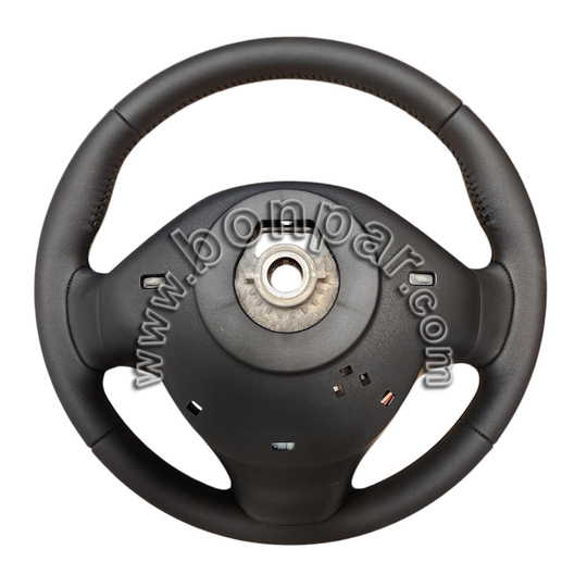 484004466R Renault Clio 4 Orijinal Gri Sedefli Deri Direksiyon Simidi (rps6742)
