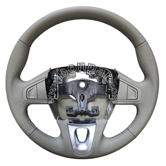 484300037R Renault Megane 3, Fluence, Scenic 3 Bej Renkli Hız Sabitlemeli Orijinal Direksiyon Simidi (rps7247)