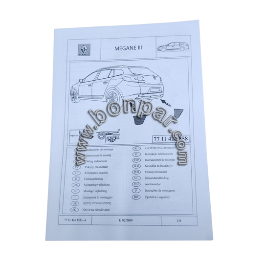 7711426858 Renault Tampon Kapak Takımı Arka Yan Crosslar (rps7175)