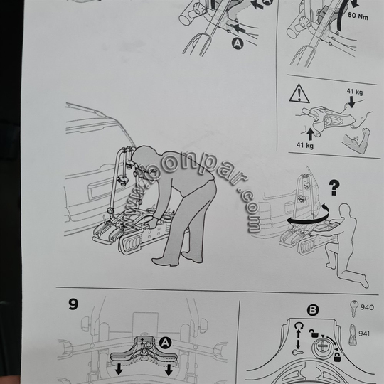 7711577330 Thule 2'li Orijinal Bisiklet Taşıyıcı (rps5789)