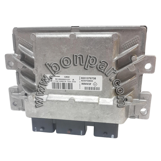 8201076738 Renault Twingo, Clio Enjeksiyon Motor Beyni 1.2 K4M D4F (rps421) 8200700600, SIM32, S120202121, 7711624840