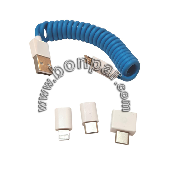 Renault Orijinal Usb Çakmaklık Araç Telefon Şarj Kablosu ve Değiştirilebilir Uçları (rps5882)