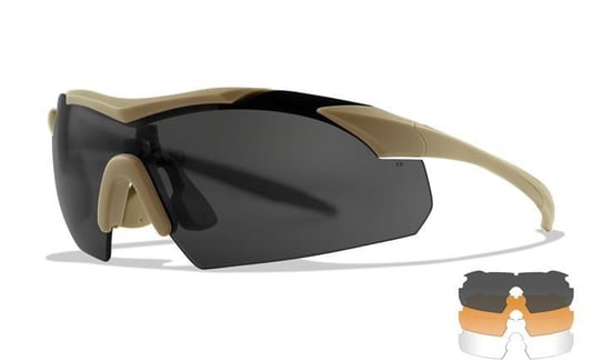 WILEY X WX Vapor 2.5 Balistik Gözlük (3 Lens)